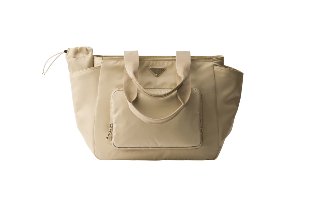 Prada Re-Nylon Diaper Bag with Bottle Holder
