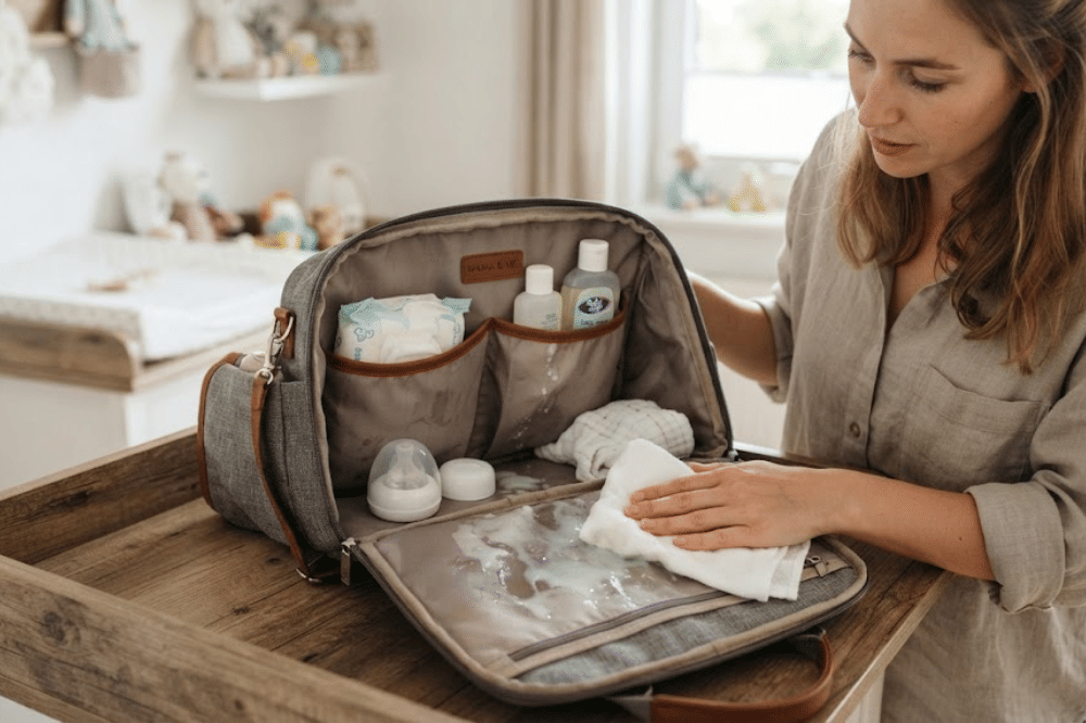 Diaper Bag Ketumpahan Susu? Cegah Noda dan Bau Membandel