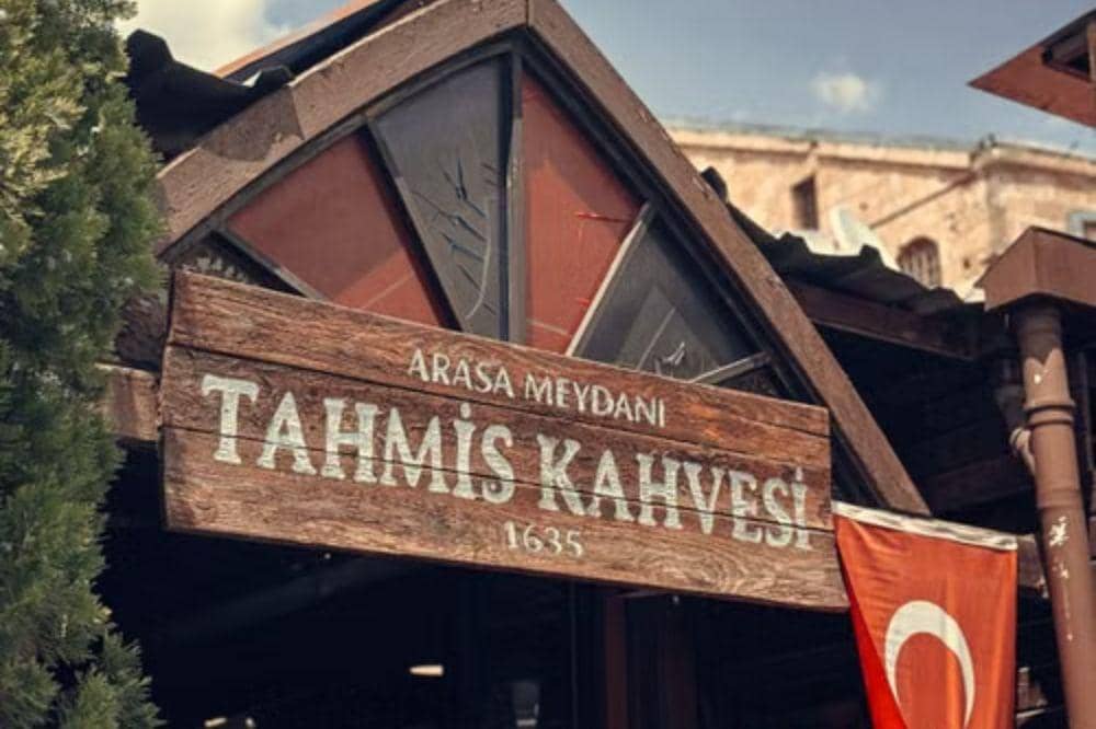 Lokasi Tahmis Kahvesi di Jantung Pasar Gaziantep