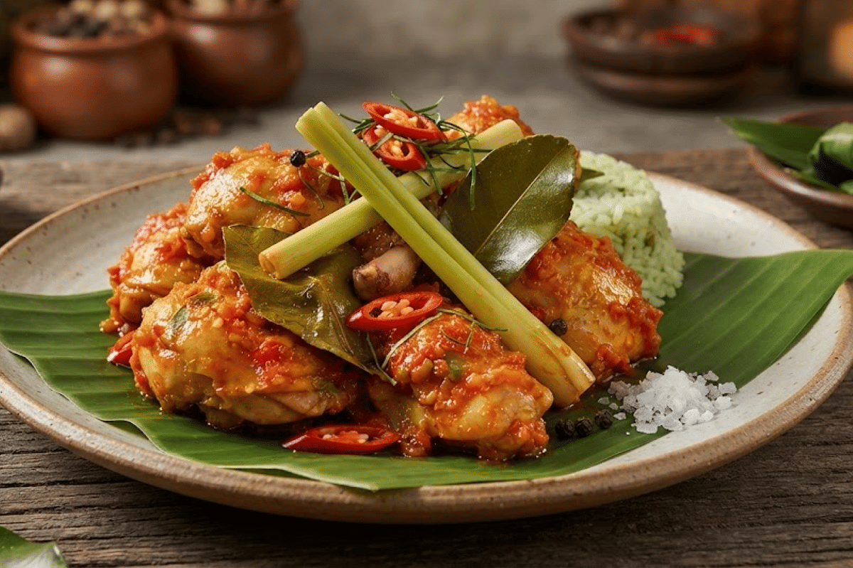 Resep Ayam Kukus Pedas, Gurih dan Harum Pakai Daun Pisang