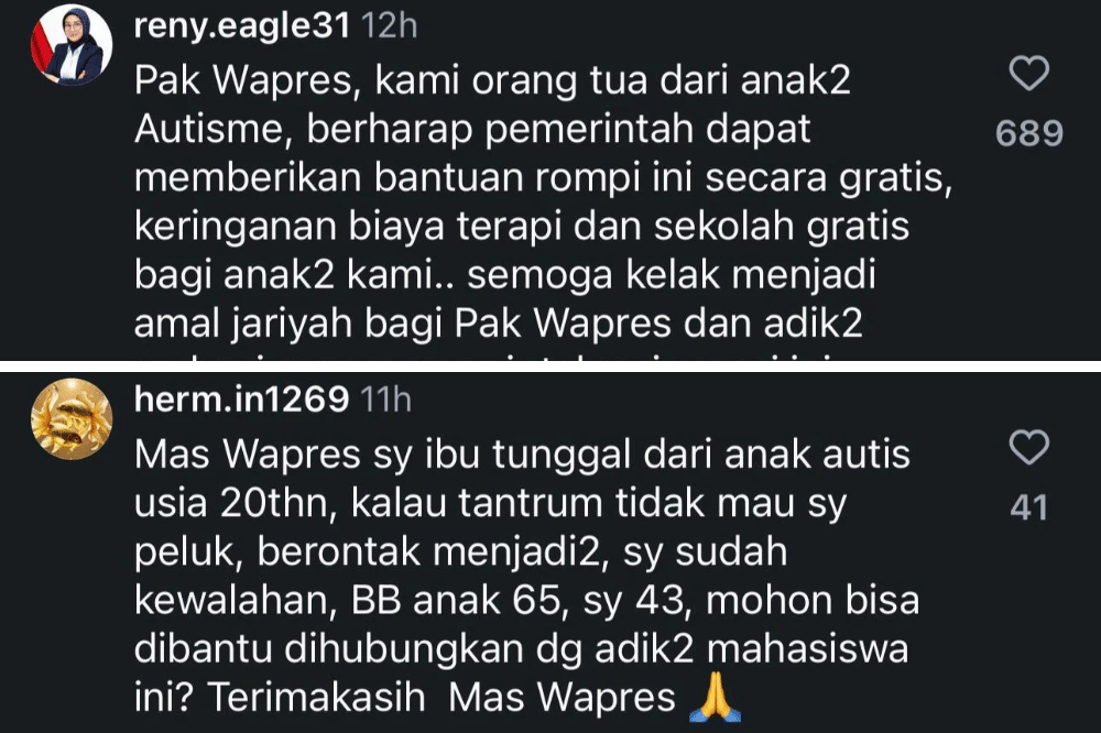 Harapan besar dan curahan hati para orangtua terhadap rompi ADAPT-V