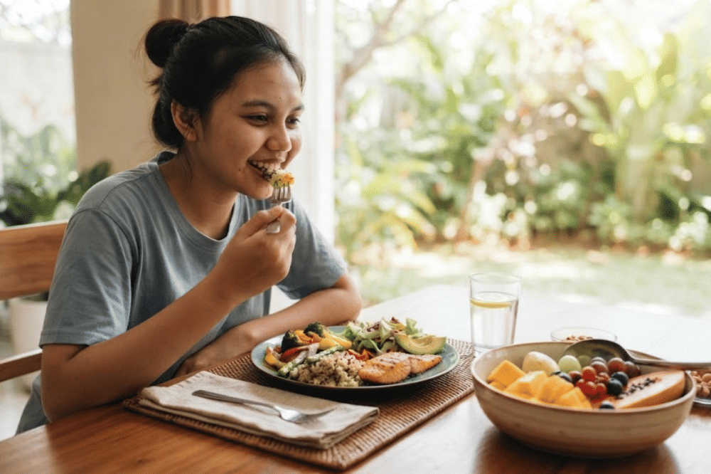 Asupan zat besi yang kurang dalam pola makan harian
