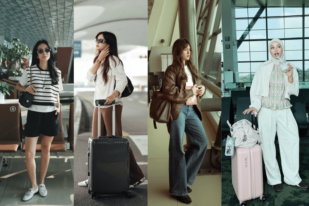 7 Gaya Stylish di Airport ala Seleb, Bisa Jadi Inspirasi Traveling