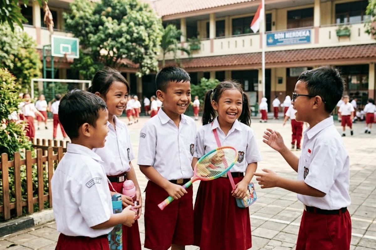 Anak akan lebih mudah beradaptasi dalam lingkungan yang lebih luas
