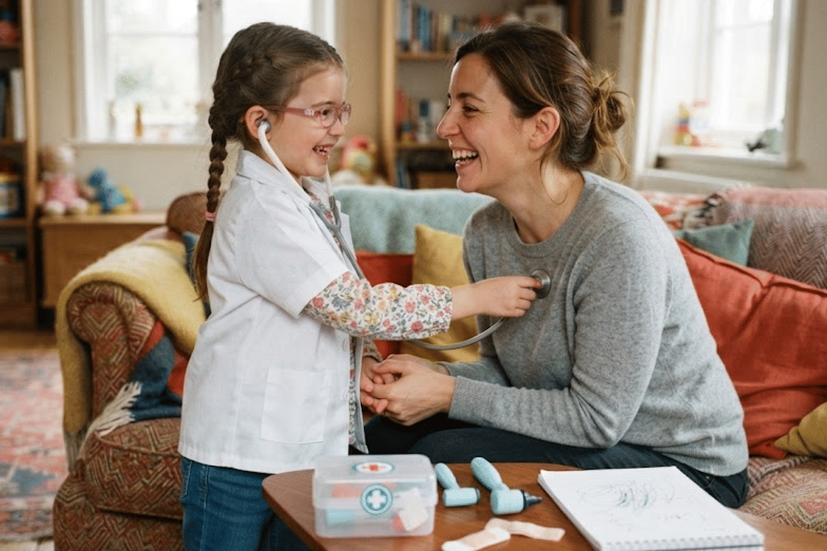 Bermain peran membantu anak untuk mengekspresikan dirinya