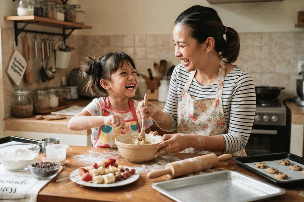 Memasak dapat melatih motorik halus pada anak-anak
