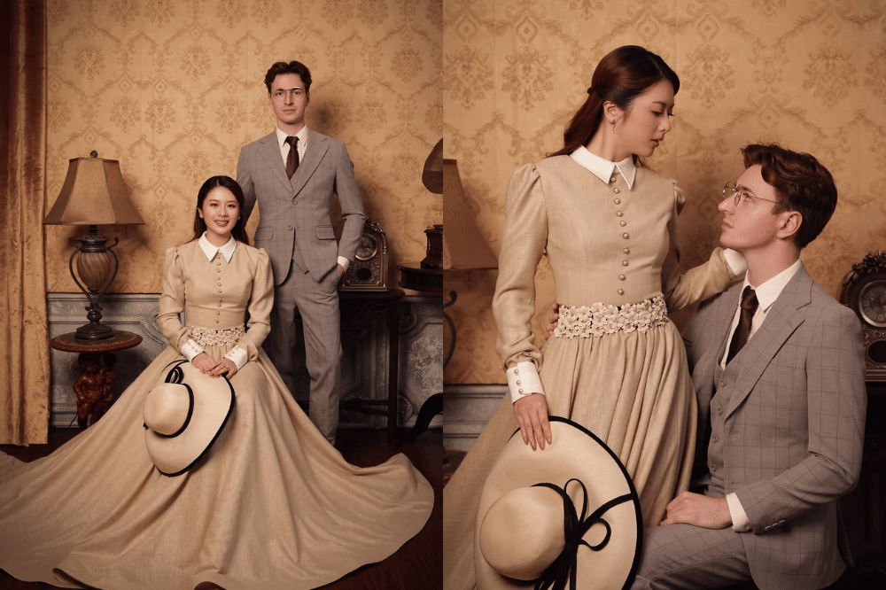 Gaya Prewedding Jennifer Christie dan Mas Bule, Konsep Unik Tahun 1940