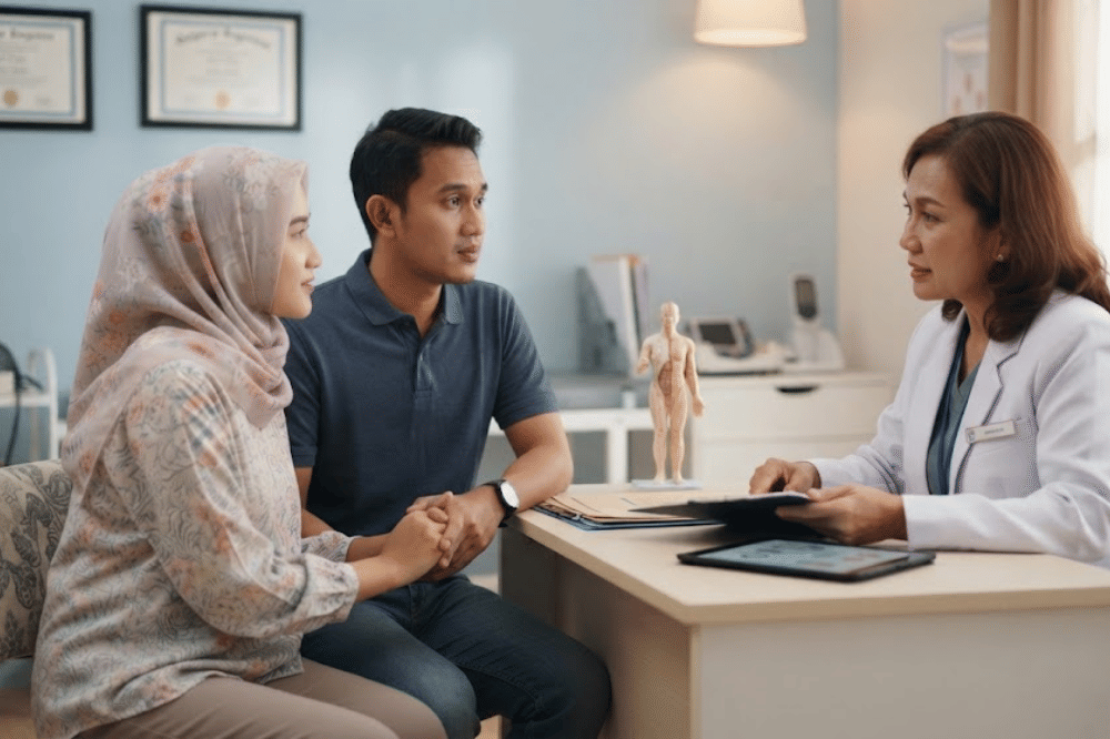 Berkonsultasi secara mendalam dengan dokter kandungan