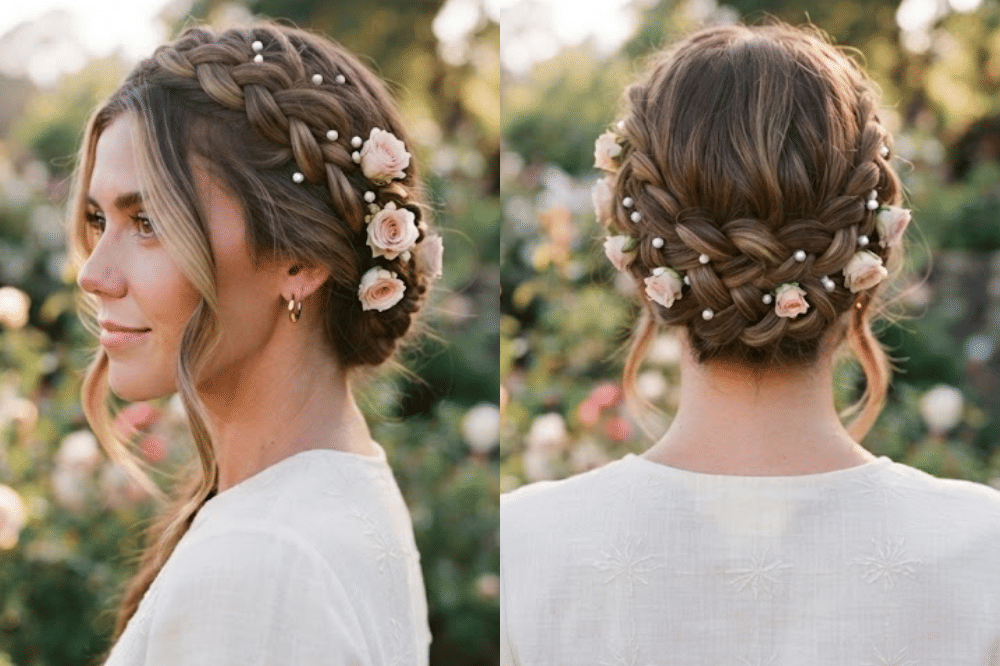 Crown Braid untuk tampilan bak dewi yang charming
