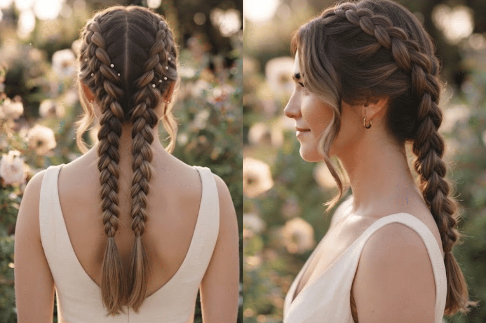 Dutch Braid ganda untuk gaya energik yang rapi
