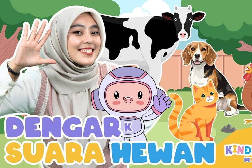 Lirik Lagu 'Dengar Suara Hewan' Kinderflix, Cocok Nyanyi Bareng Anak