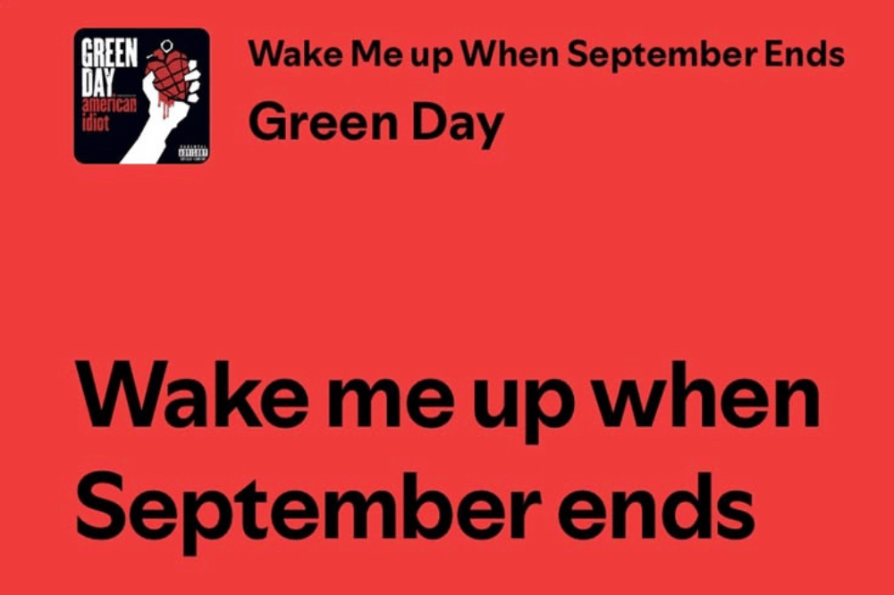 Mengenal Lagu ‘Wake Me Up When September Ends’ Green Day
