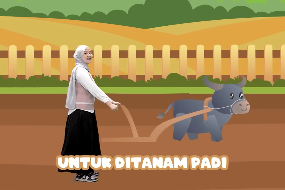Lirik Lagu 'Kerbau' Kinderflix