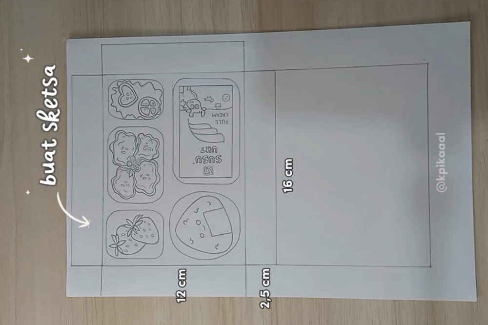 Cara membuat paper squishy MBG