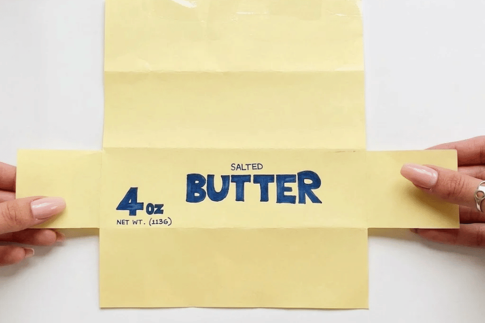 Cara membuat paper squishy butter