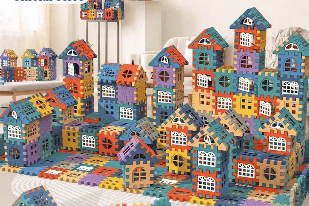Mainan building blocks 3D puzzle untuk anak
