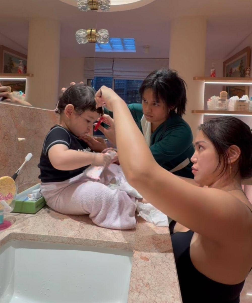 Jessica Iskandar Jadi Hairstylist Dadakan 1
