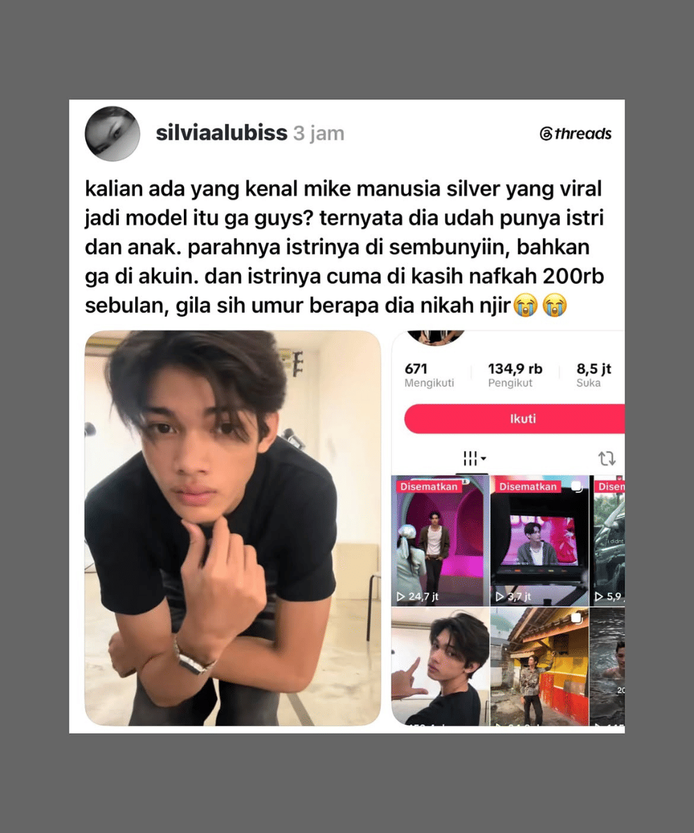 Istri dan anak hanya mendapat nafkah Rp200 ribu per bulan