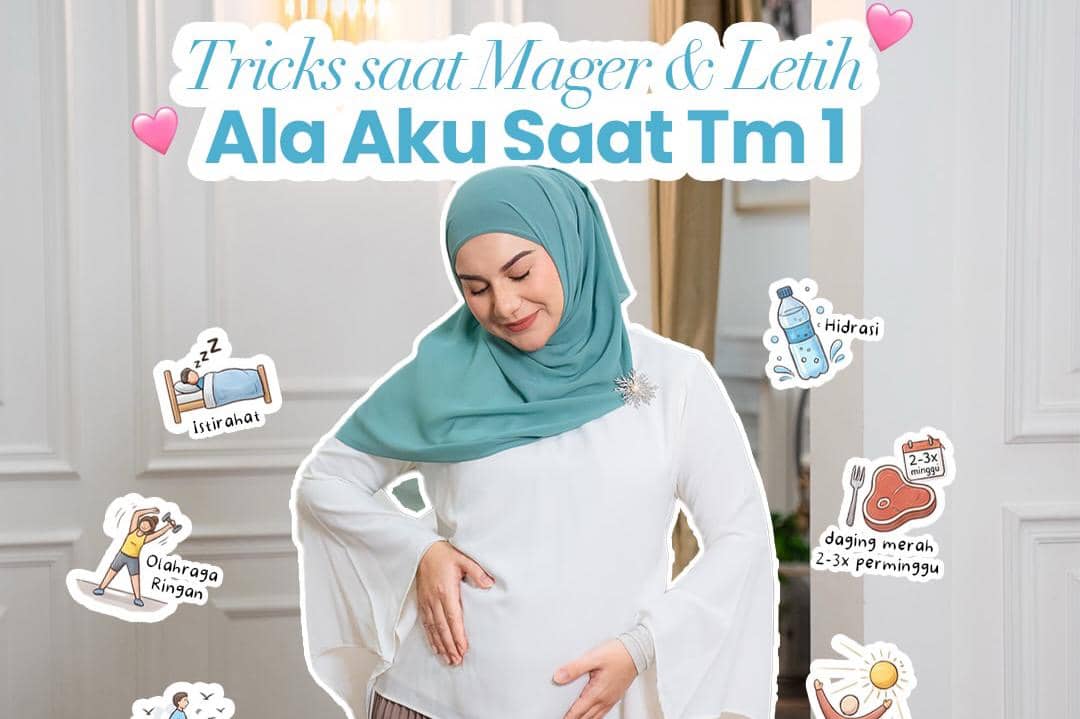 8 Cara Irish Bella Atasi Mager dan Letih saat Hamil Trimester Pertama