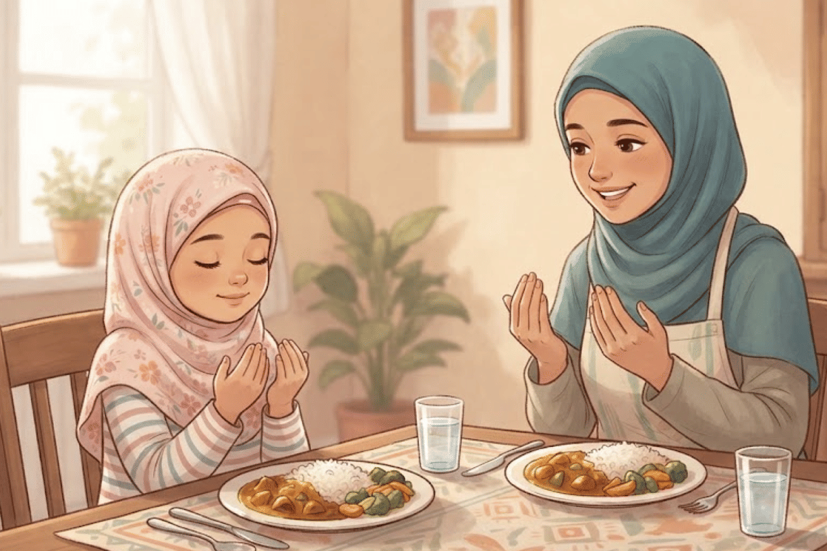 Ajarkan doa ini kepada anak agar anak tahu jika ia lupa membaca doa