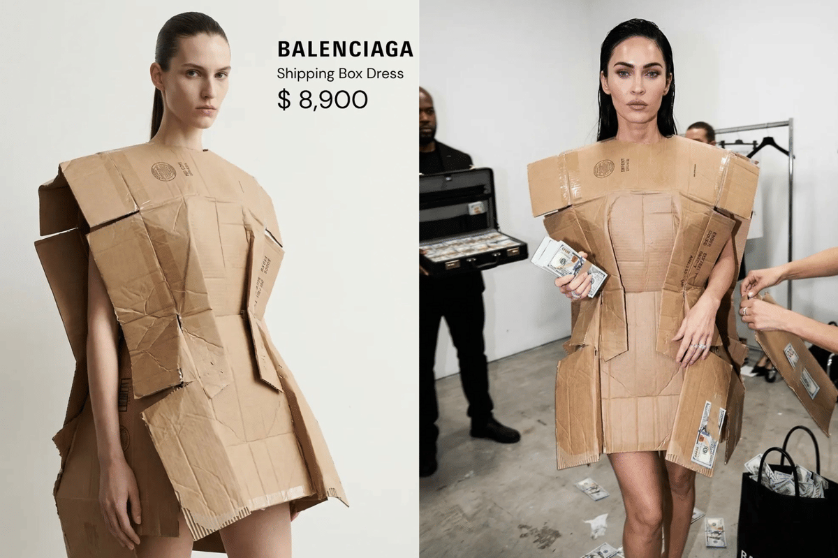 Balenciaga Rilis Gaun dari Kardus Bekas, Ini Fakta Menariknya!