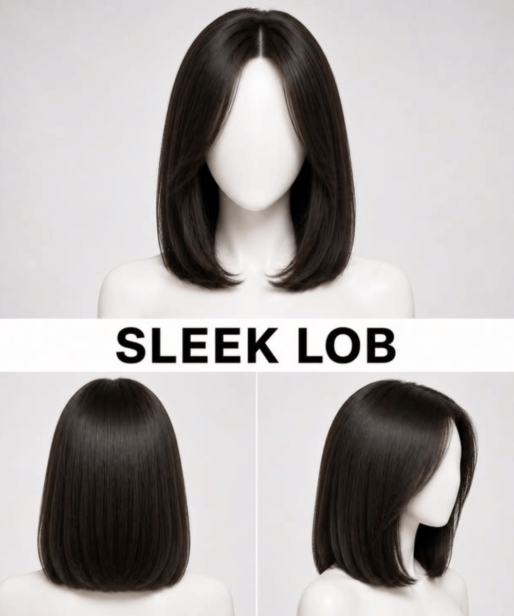 Hairstyle untuk wajah bulat (6)