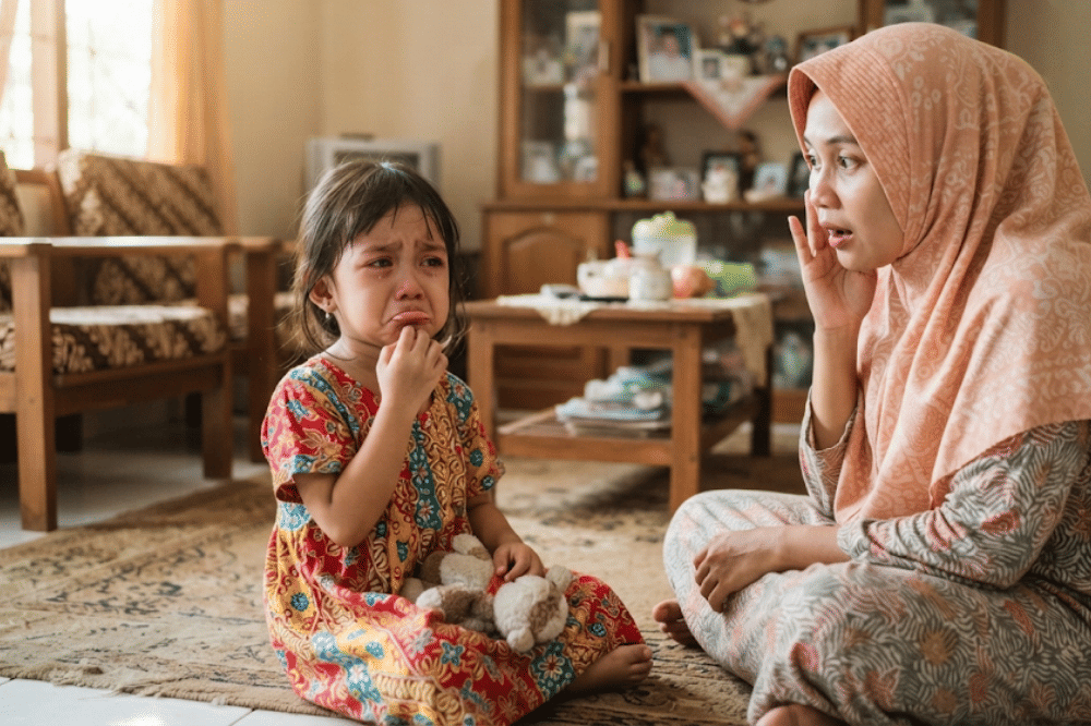 Anak yang situasi hatinya mudah berubah