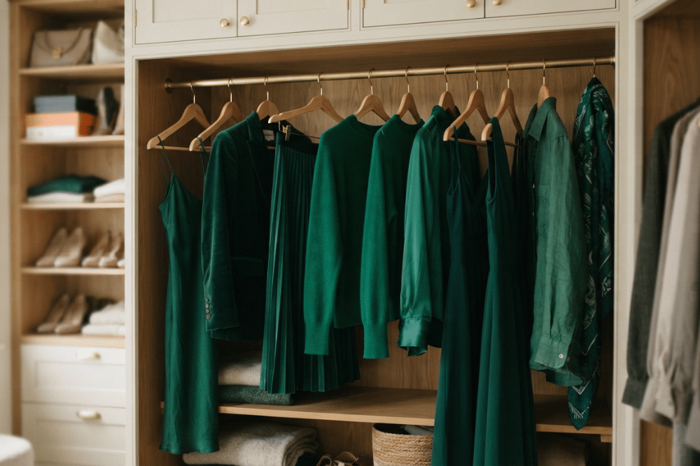 Kombinasi Outfit Warna Emerald agar Tampil Lebih Percaya Diri