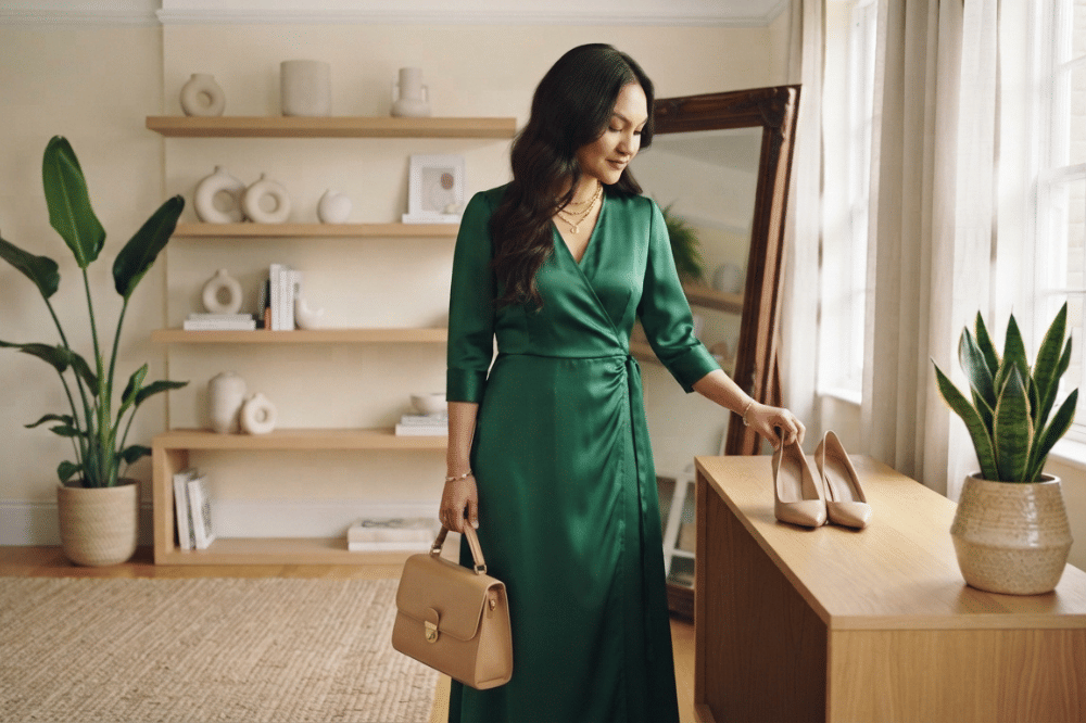 Emerald dan Beige agar Terlihat Elegan