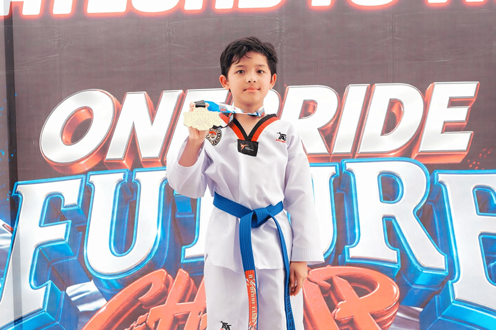 Arsya Hermansyah Juara 1 Taekwondo