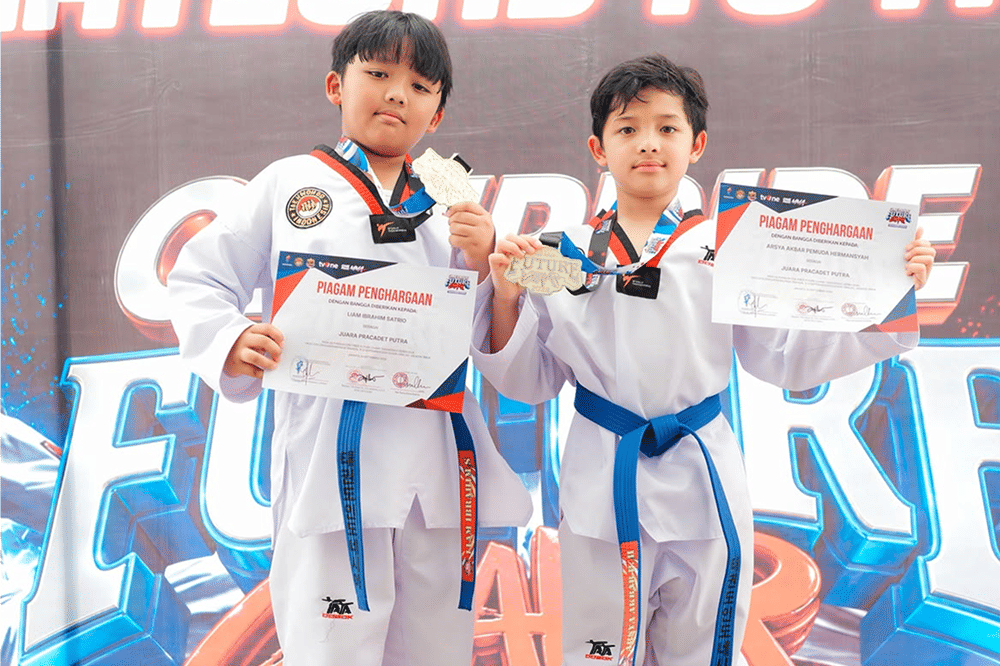Arsya Hermansyah Juara 1 Taekwondo