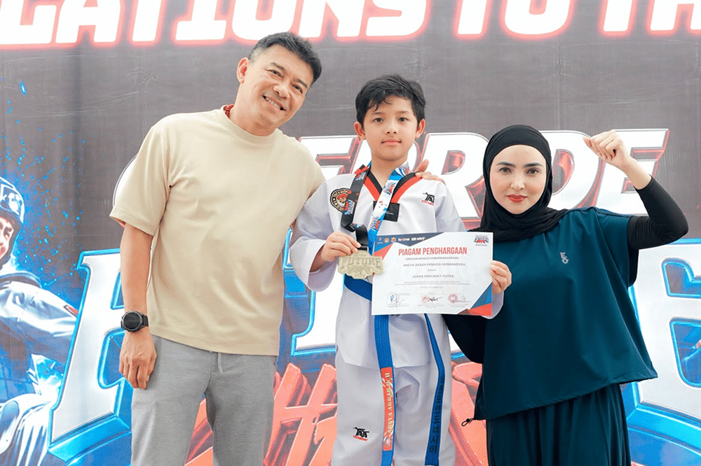 Arsya Hermansyah Juara 1 Taekwondo, Ashanty Ungkap Rasa Bangga 
