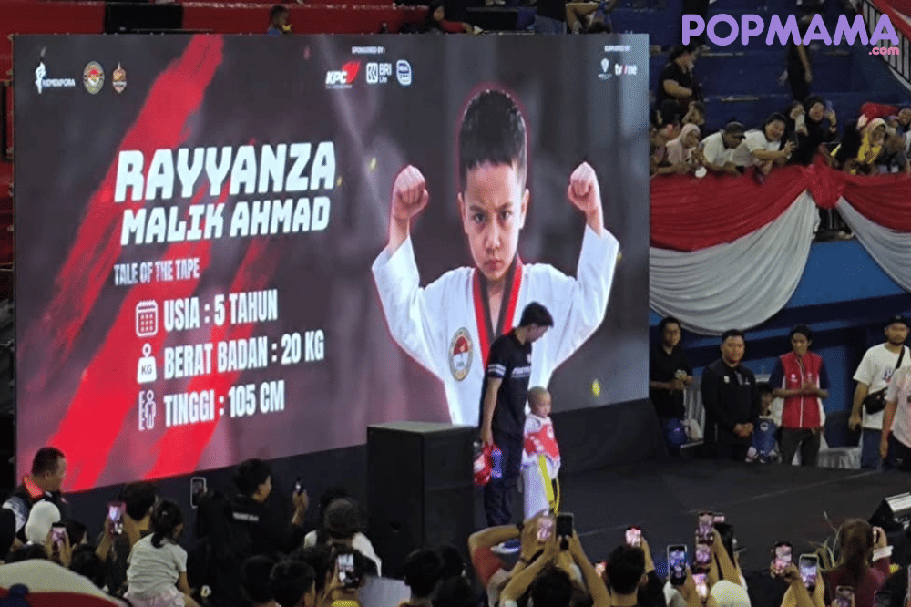 Rayyanza Menang Pertandingan Taekwondo, Nagita Cemas Nonton dari Dekat