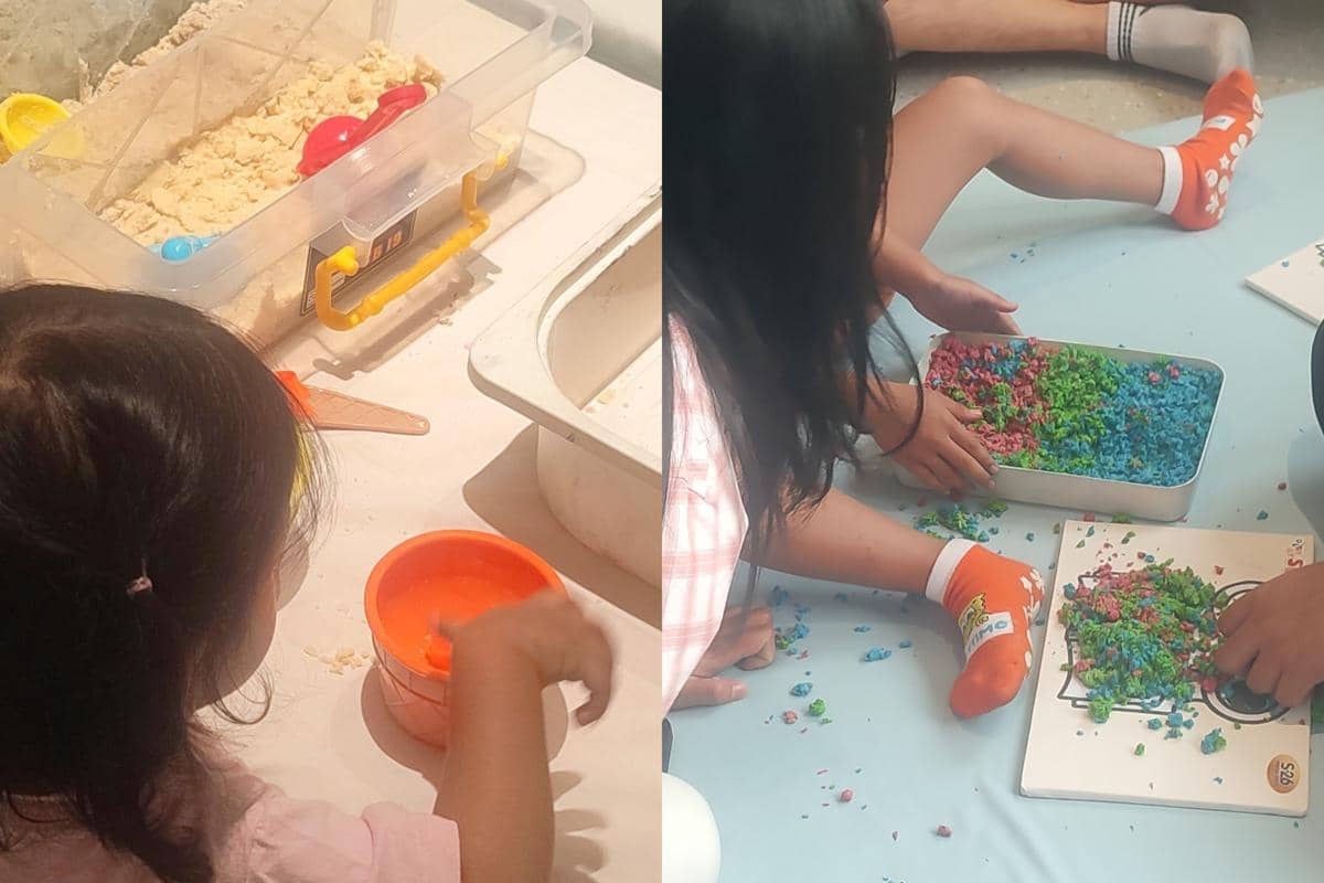 Kegiatan Paper Mache Workshop &Sora Coloring Station melatih kepercayaan diri anak