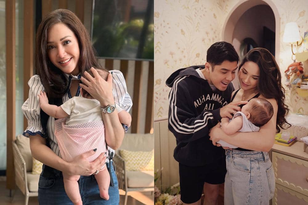 Maia Estianty Deskripsikan Wajah Anak Alyssa Daguise dan Al Ghazali