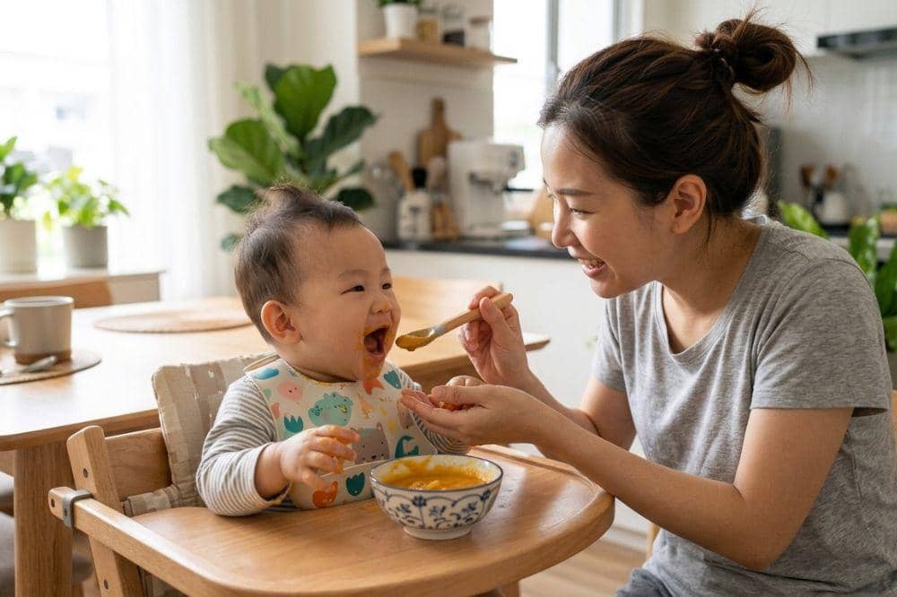 Anak Masih Susah Makan Sendiri, Apakah Perlu Terus Disuapi?