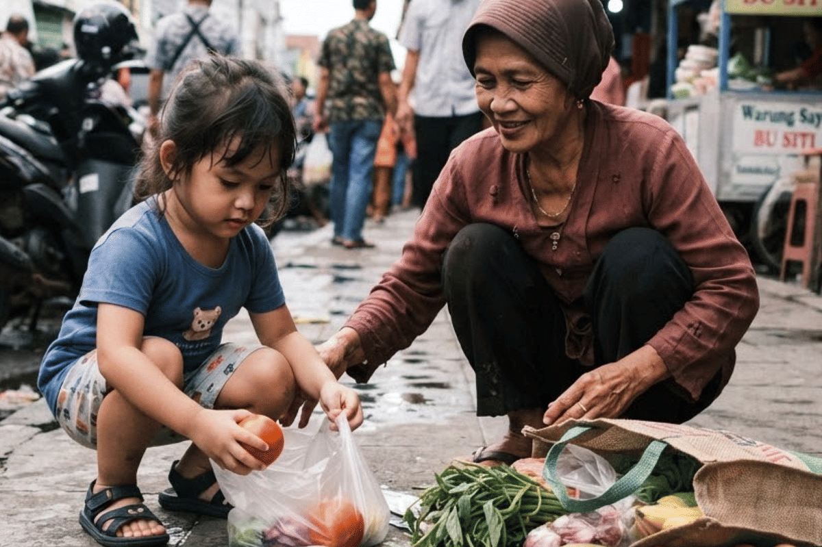 Rasa empati tidak muncul sendiri, namun perlu diajarkan sejak dini
