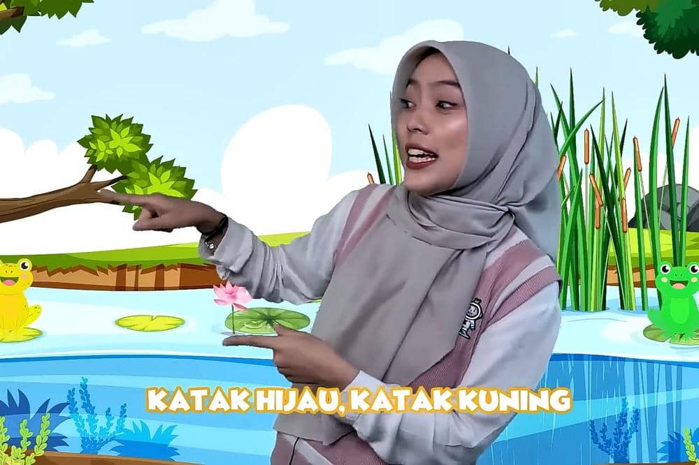 Lirik Lagu 'Katak Lompat' Kinderflix 4