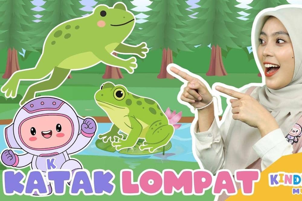 Lirik Lagu 'Katak Lompat' Kinderflix, Ajak Anak Aktif Bergerak
