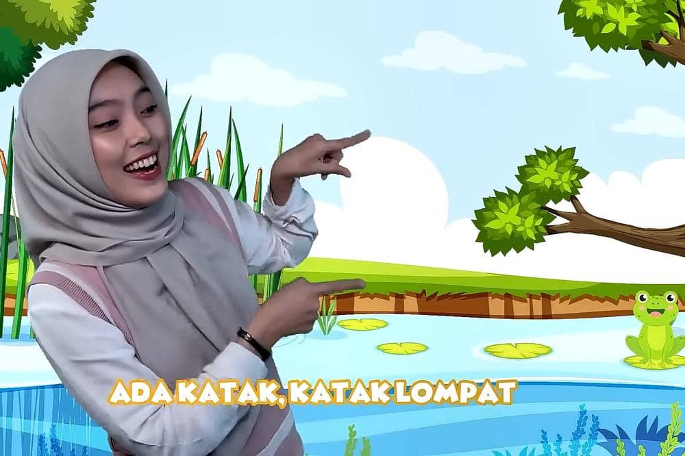 Lirik Lagu 'Katak Lompat' Kinderflix 1