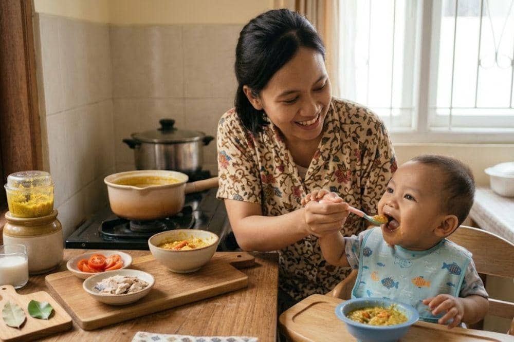 Resep Bubur Tomat Udang untuk MPASI, Mudah dan Enak