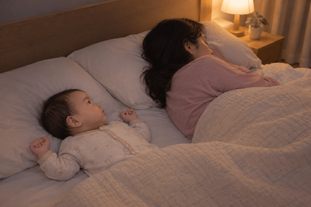 Kenapa Tidak Boleh Membelakangi Bayi saat Tidur?