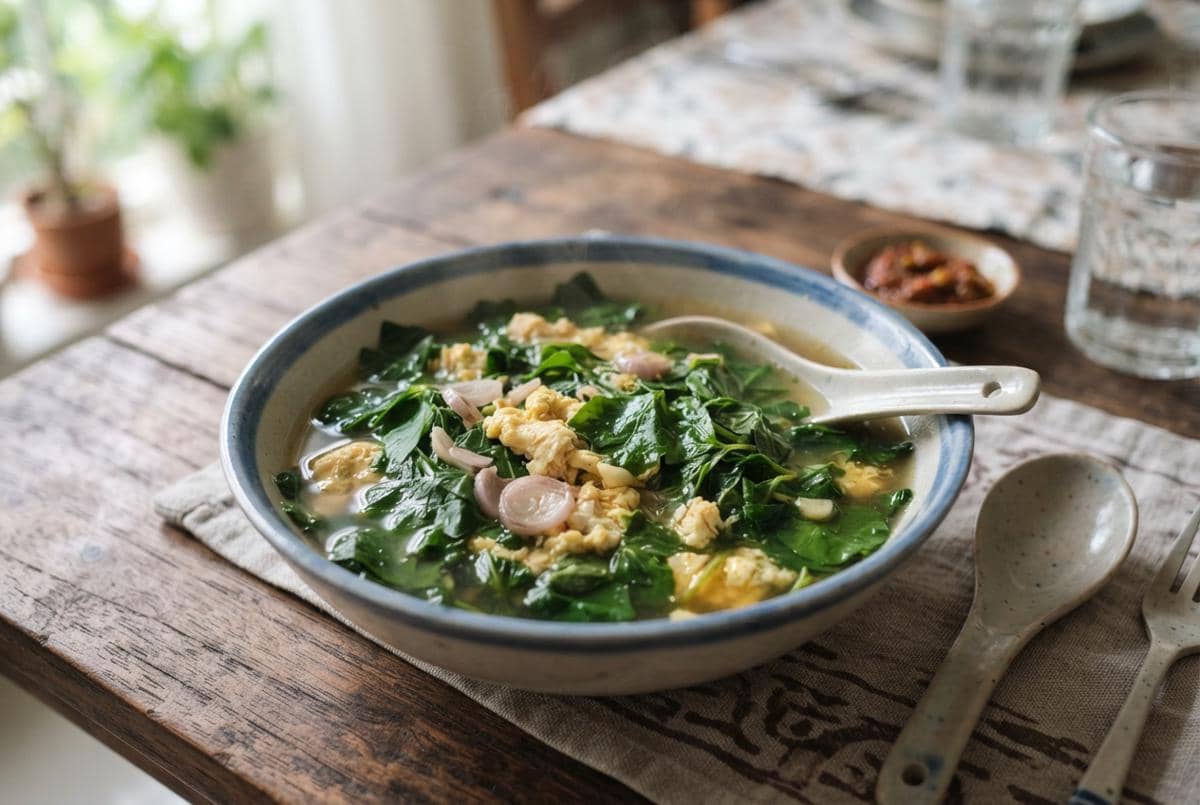 Resep Sup Daun Katuk dan Telur untuk Memperlancar ASI