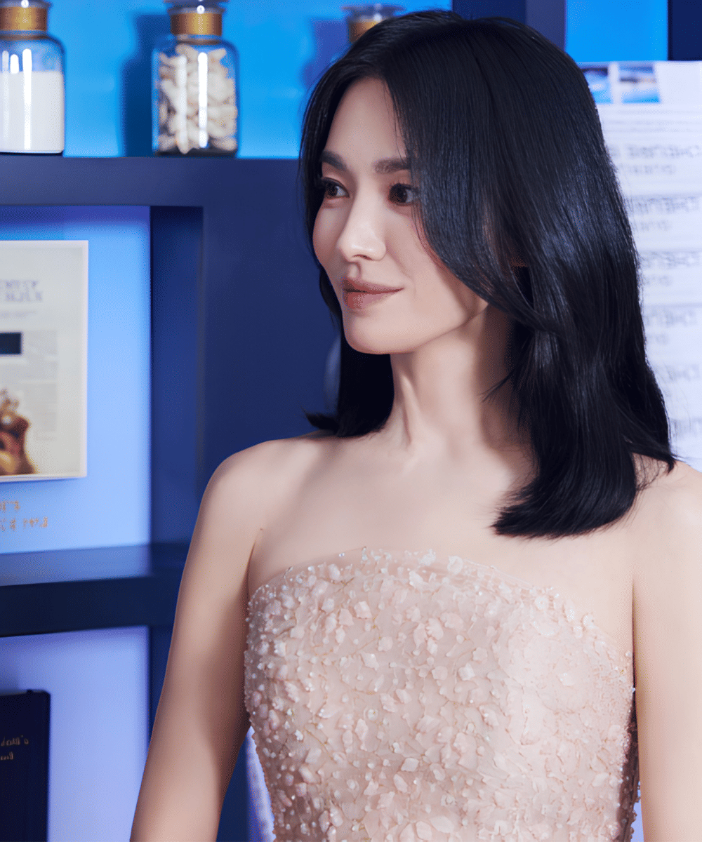 Tatanan rambut sebahu dengan sentuhan soft waves