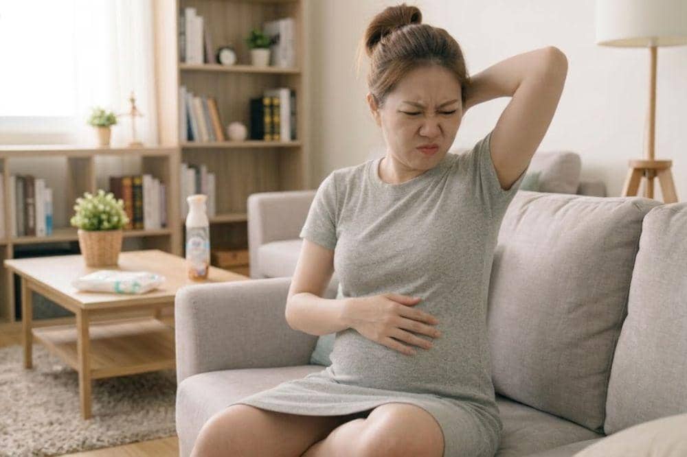 Bau badan tercium lebih menyengat
