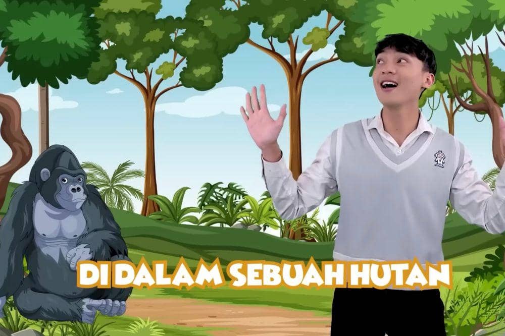Lirik Lagu 'Gorilla' Kinderflix 1