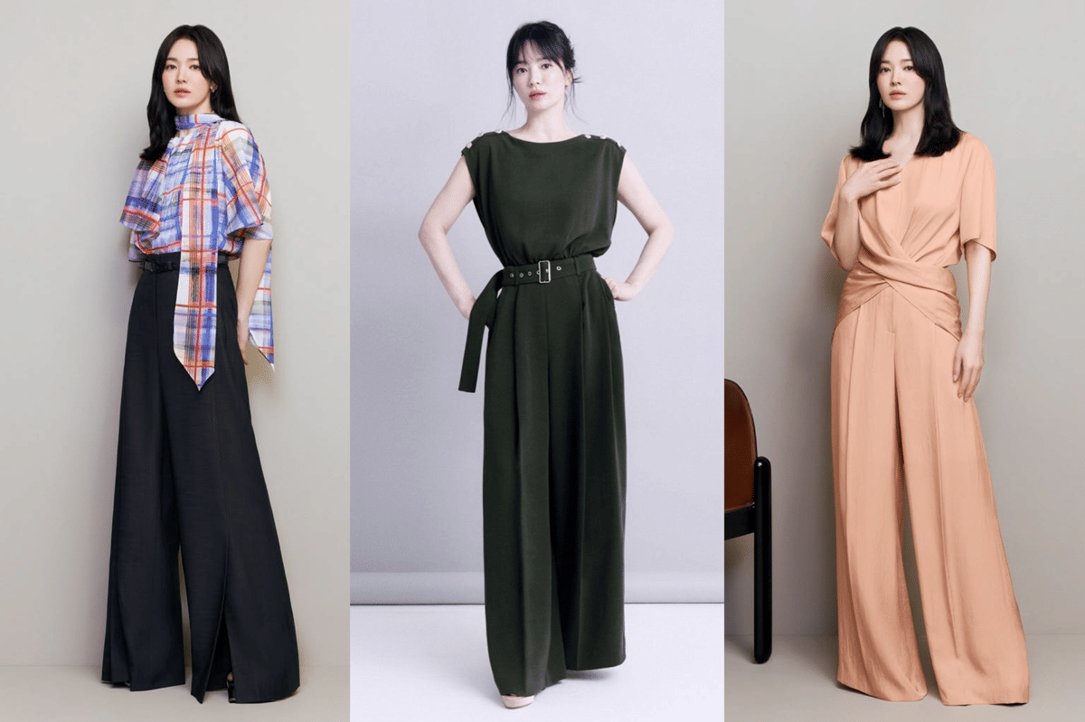 5 Gaya Celana Lebar Song Hye Kyo, Mana Favorit Kamu?