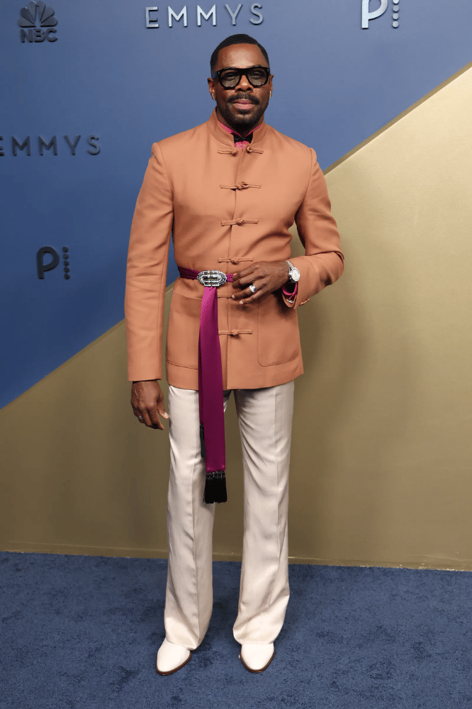 Colman Domingo dengan setelan Valentino