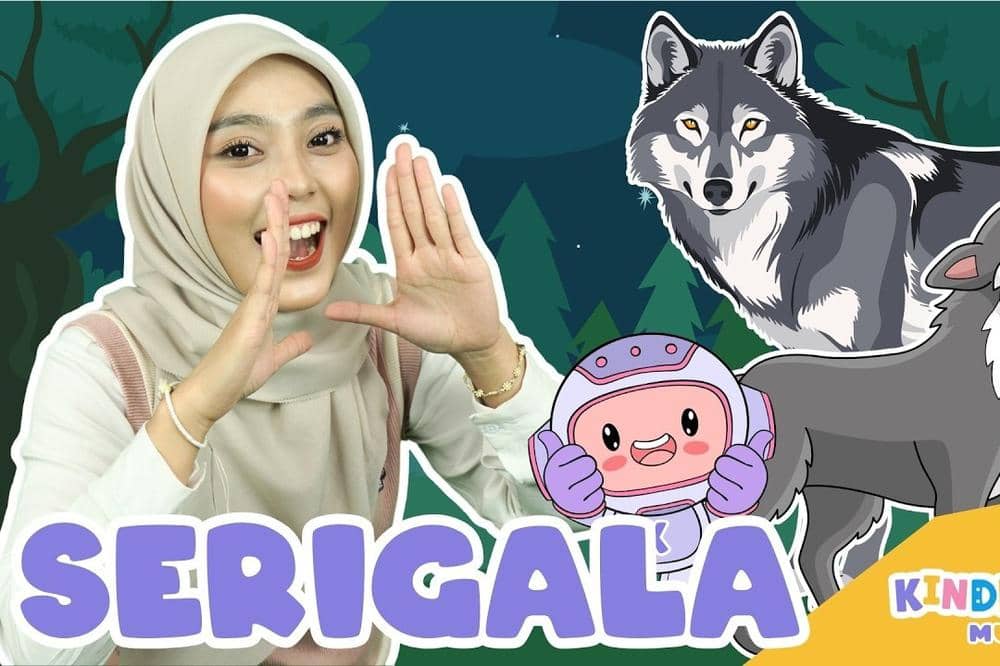 Lirik Lagu ‘Serigala’ Kinderflix, Kenalkan Hewan Pemakan Daging