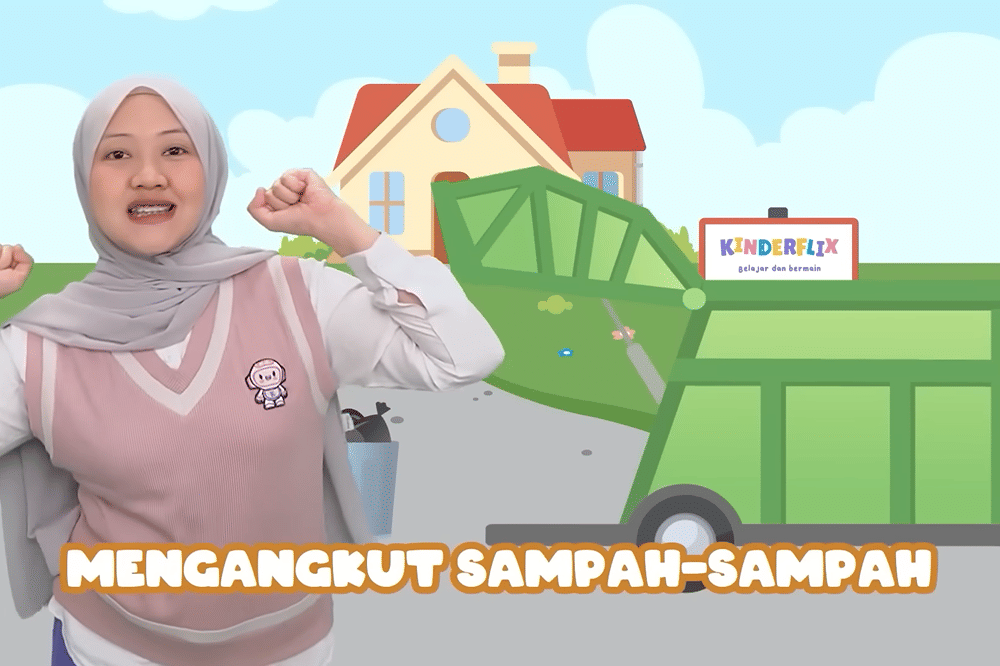 Lirik Lagu 'Truk Sampah' Kinderflix